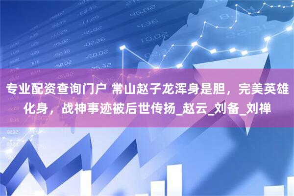 专业配资查询门户 常山赵子龙浑身是胆，完美英雄化身，战神事迹被后世传扬_赵云_刘备_刘禅